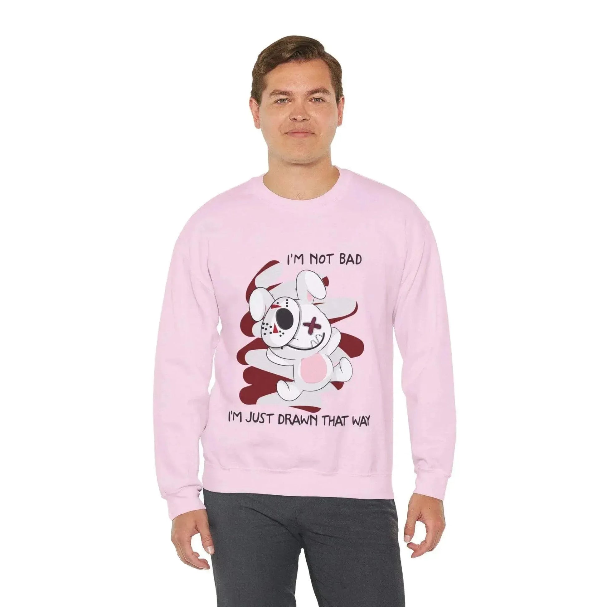 Bunny Bad Steal Your Heart Unisex Heavy Blend™ Crewneck Sweatshirt - Vkamian