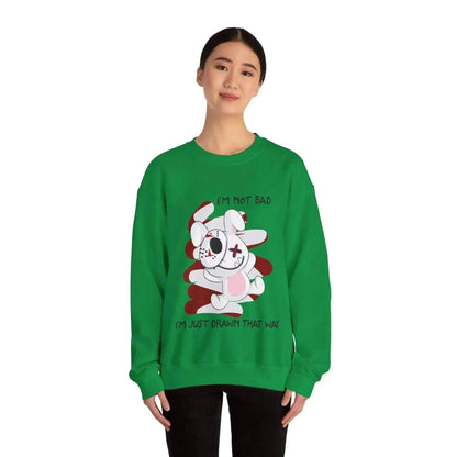 Bunny Bad Steal Your Heart Unisex Heavy Blend™ Crewneck Sweatshirt - Vkamian