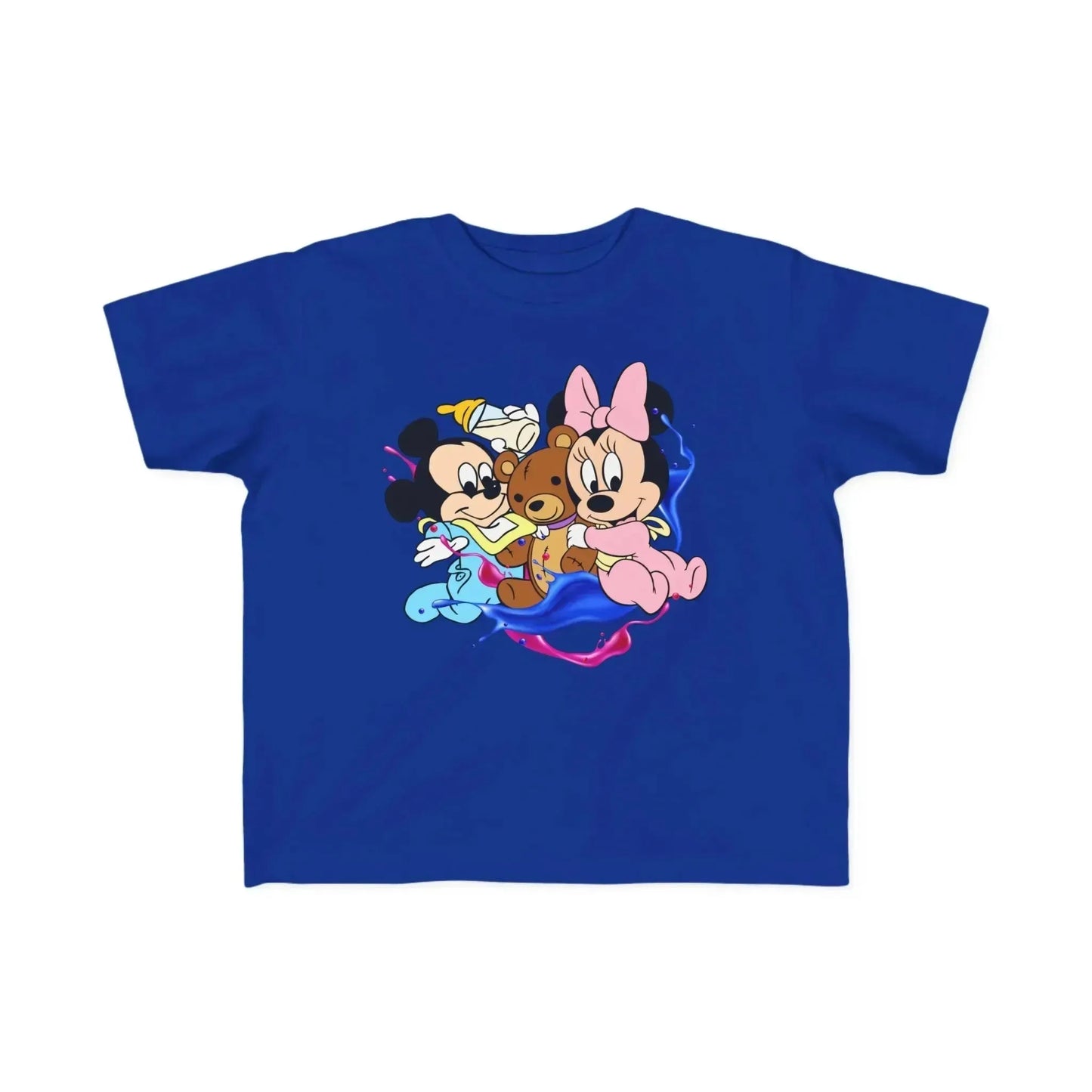 Colorful Mickey Minnie Baby Toddler's Fine Jersey Tee - Vkamian