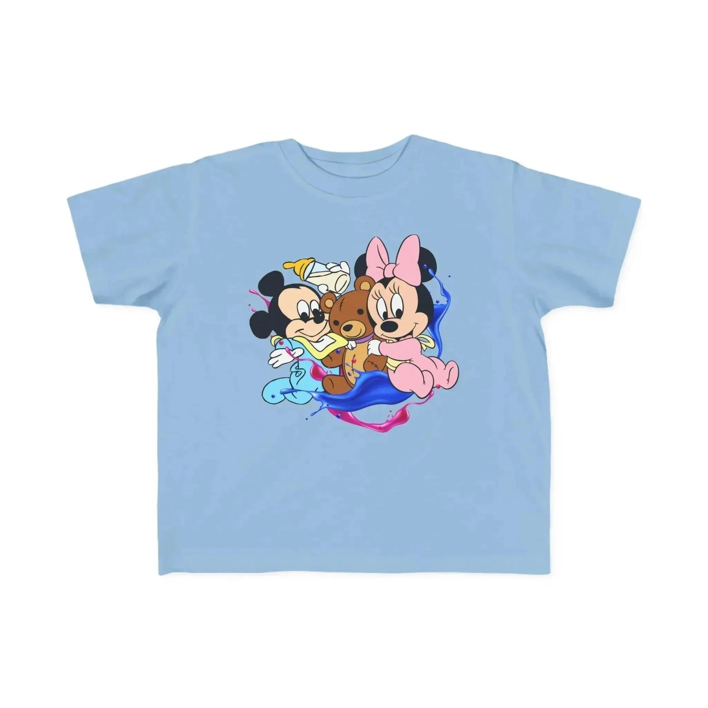 Colorful Mickey Minnie Baby Toddler's Fine Jersey Tee - Vkamian