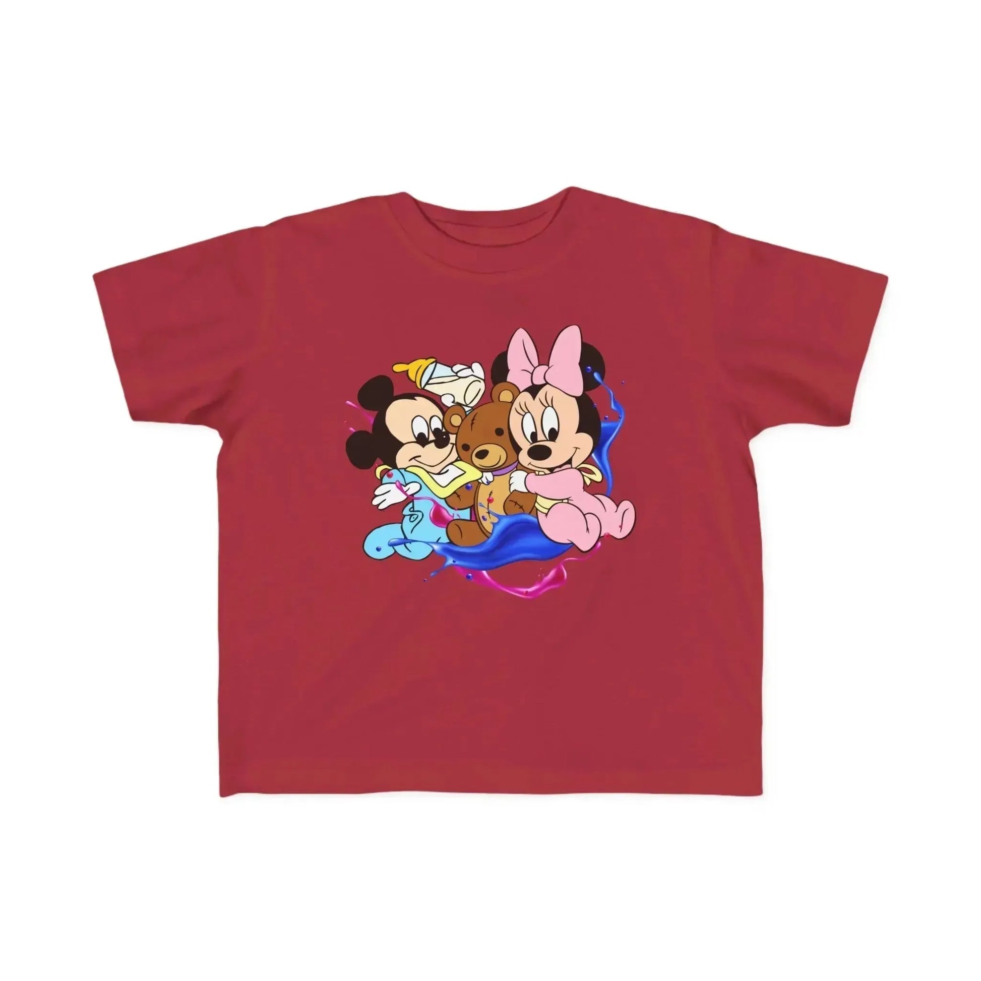 Colorful Mickey Minnie Baby Toddler's Fine Jersey Tee - Vkamian