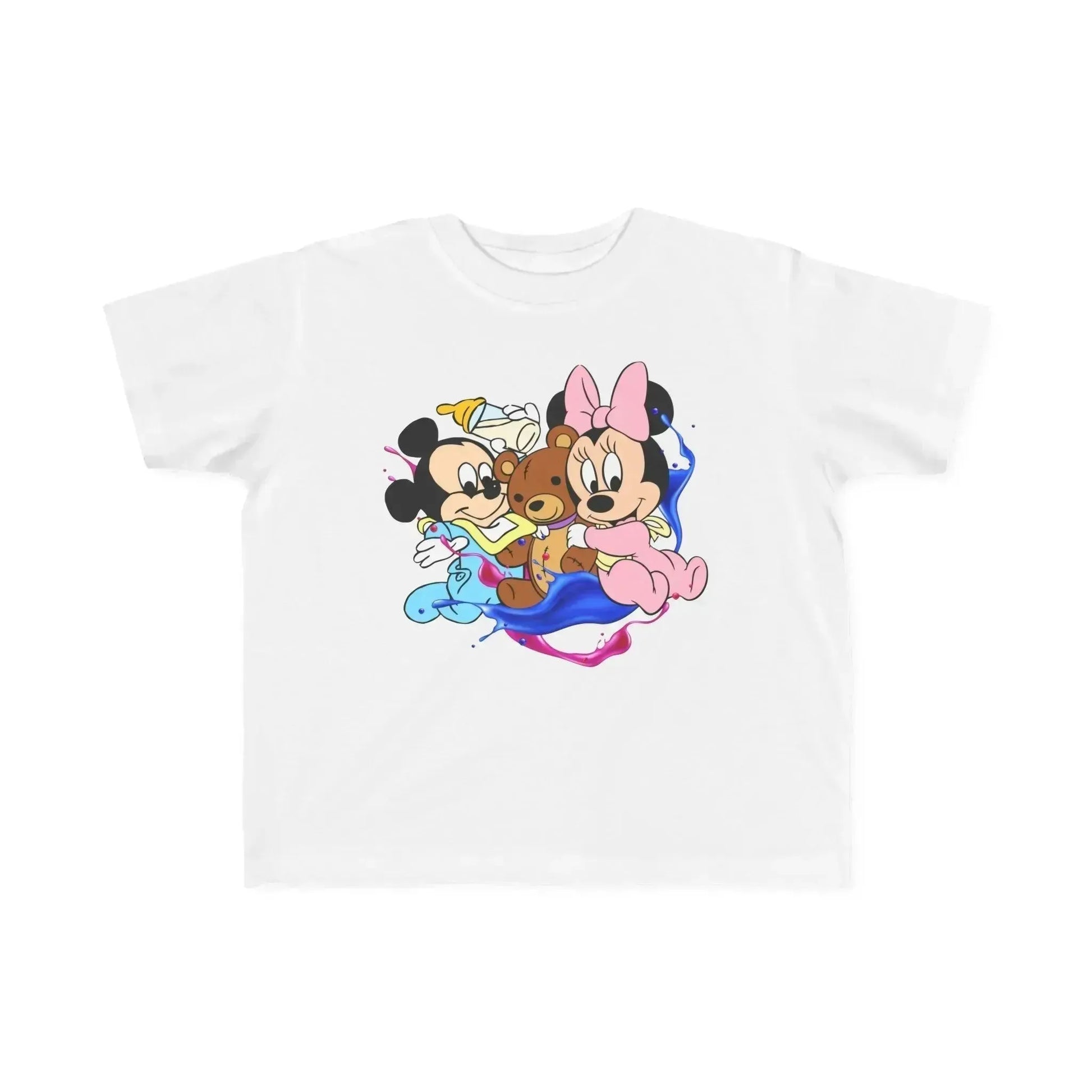 Colorful Mickey Minnie Baby Toddler's Fine Jersey Tee - Vkamian