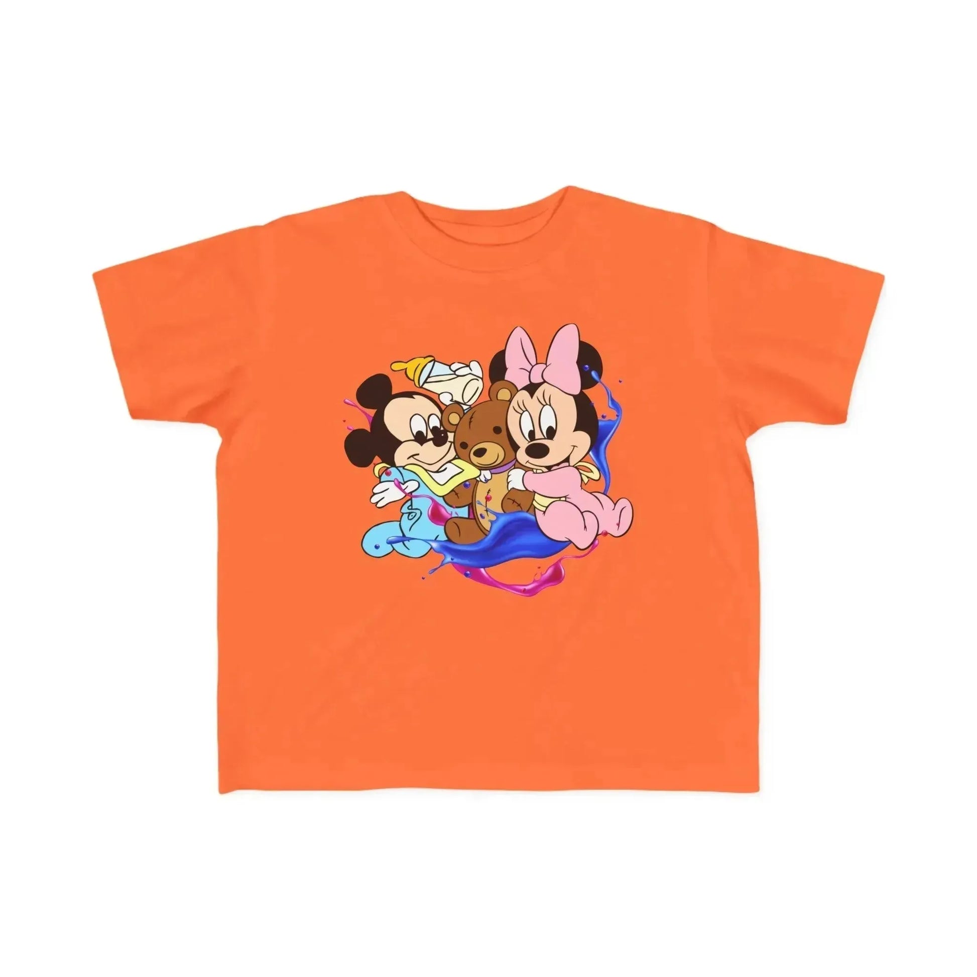 Colorful Mickey Minnie Baby Toddler's Fine Jersey Tee - Vkamian