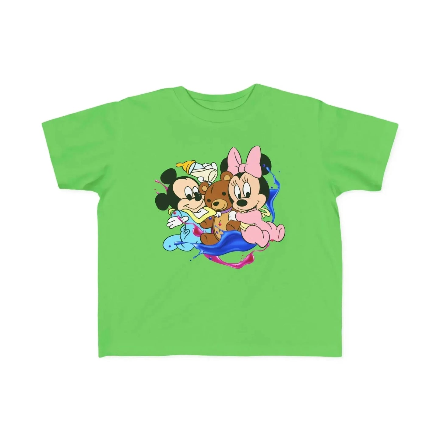 Colorful Mickey Minnie Baby Toddler's Fine Jersey Tee - Vkamian