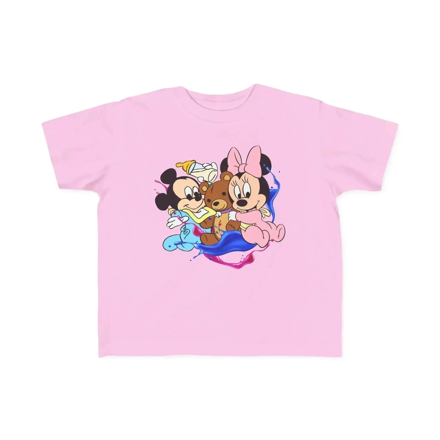 Colorful Mickey Minnie Baby Toddler's Fine Jersey Tee - Vkamian