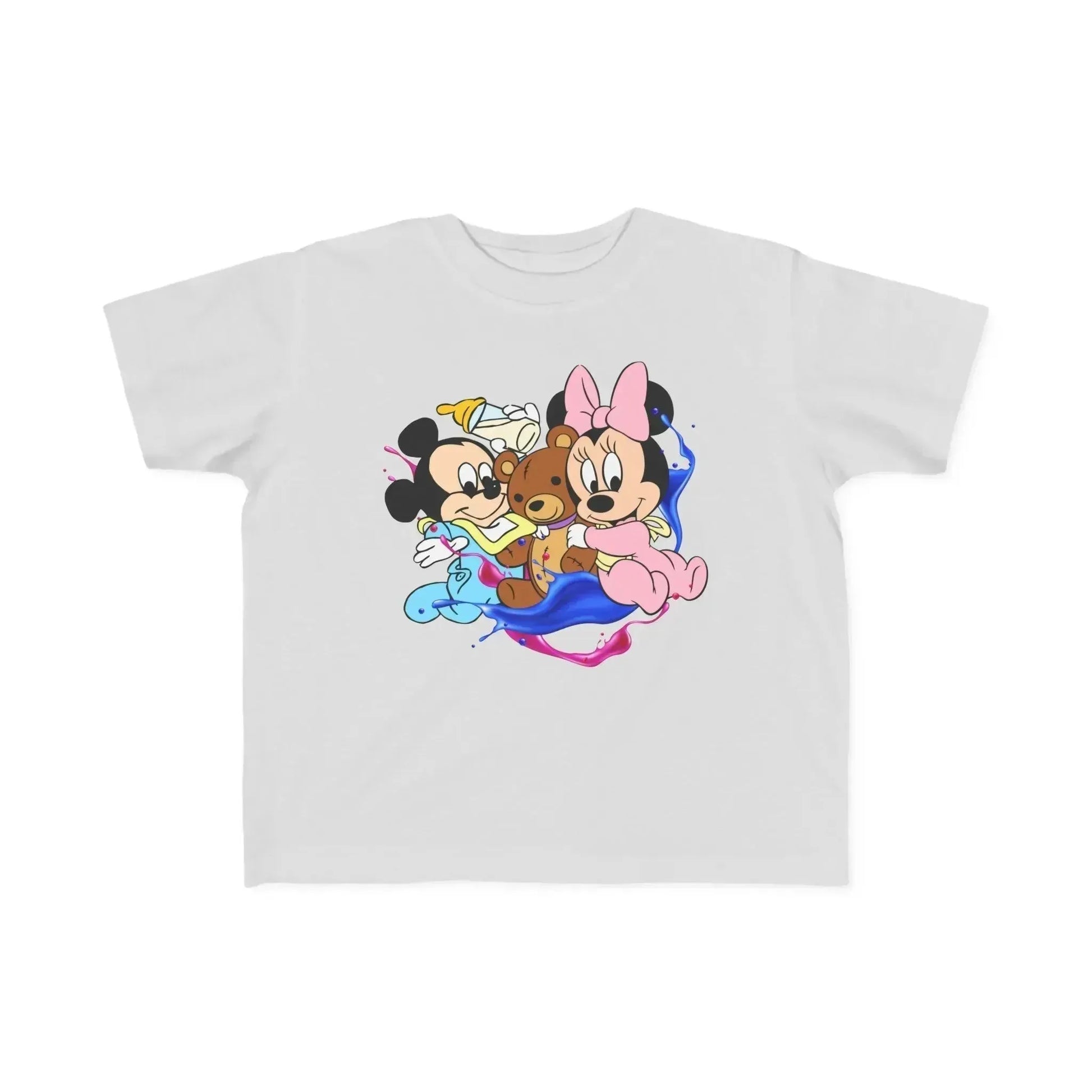 Colorful Mickey Minnie Baby Toddler's Fine Jersey Tee - Vkamian