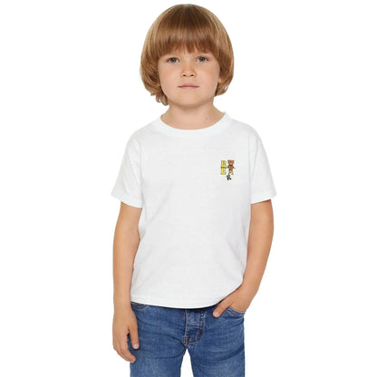 Cute Bear Heavy Cotton T-Shirt for Kids - Vkamian