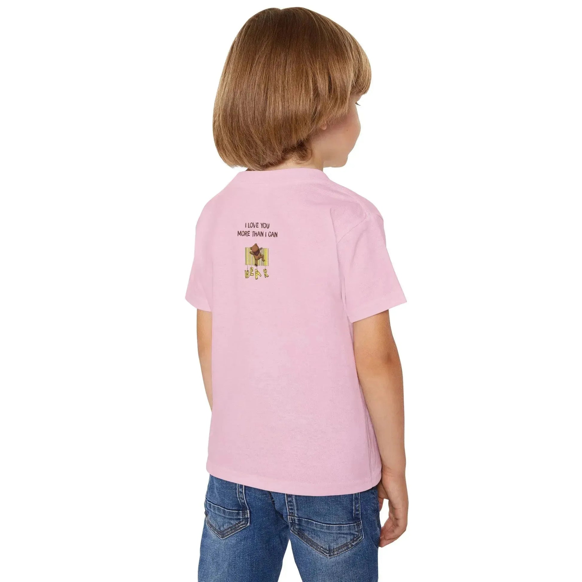 Cute Bear Heavy Cotton T-Shirt for Kids - Vkamian