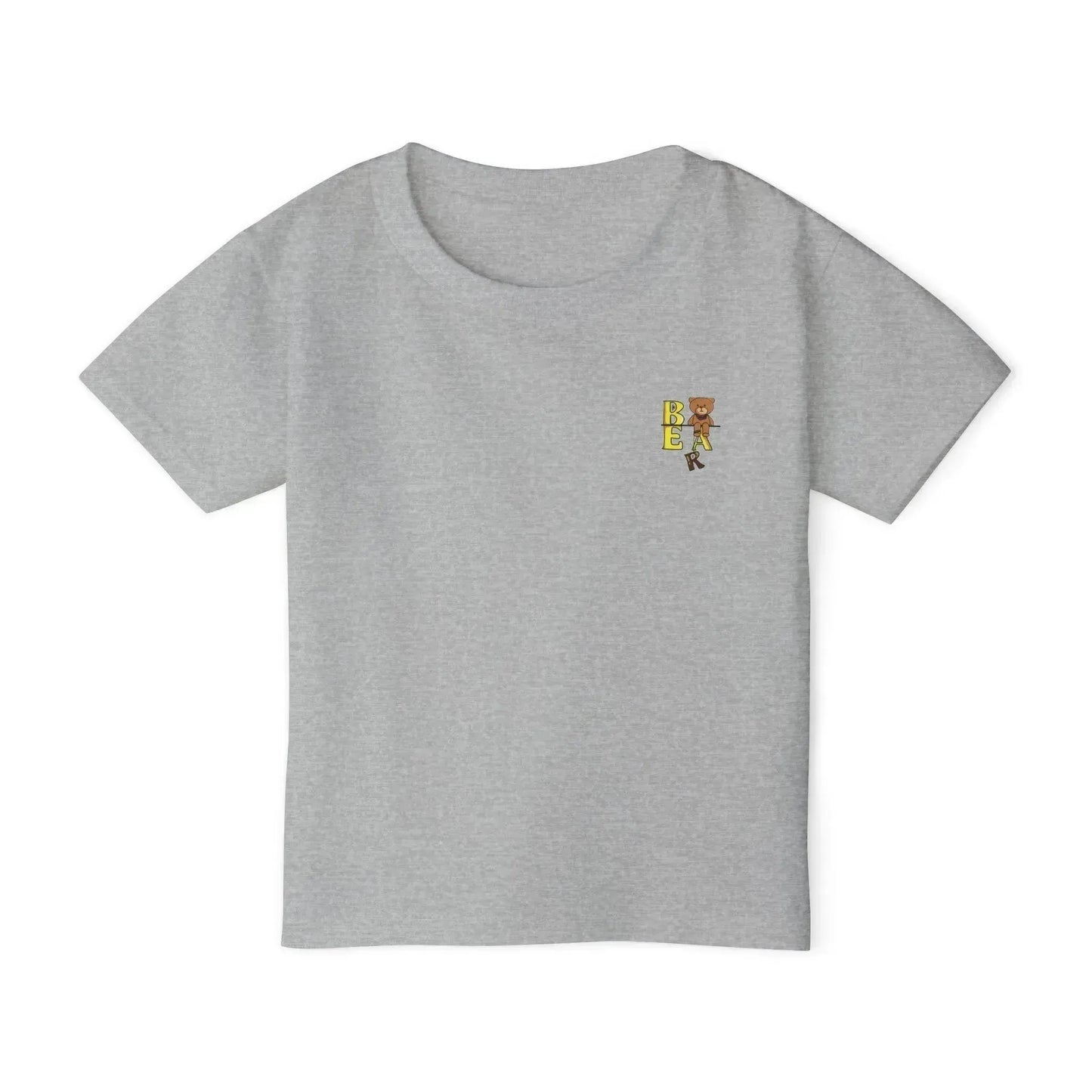 Cute Bear Heavy Cotton T-Shirt for Kids - Vkamian