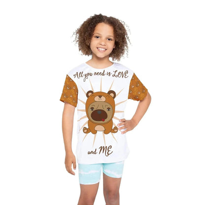 Cute French Bulldog Kids Sports Jersey (AOP) - Vkamian