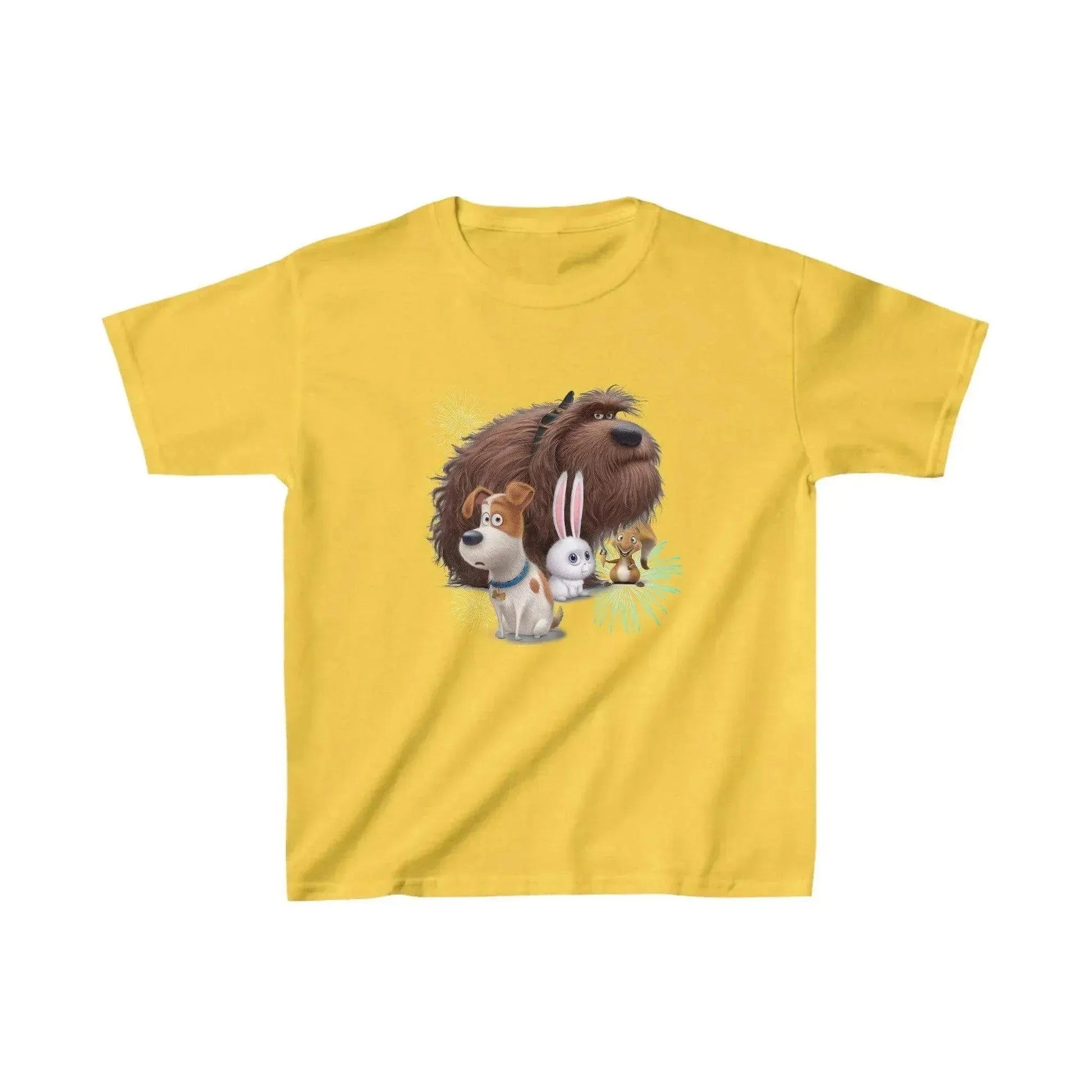 Cute Pets Cartoon Kids Heavy Cotton™ Tee - Vkamian