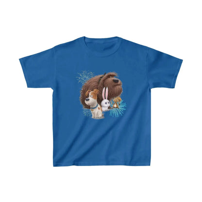 Cute Pets Cartoon Kids Heavy Cotton™ Tee - Vkamian