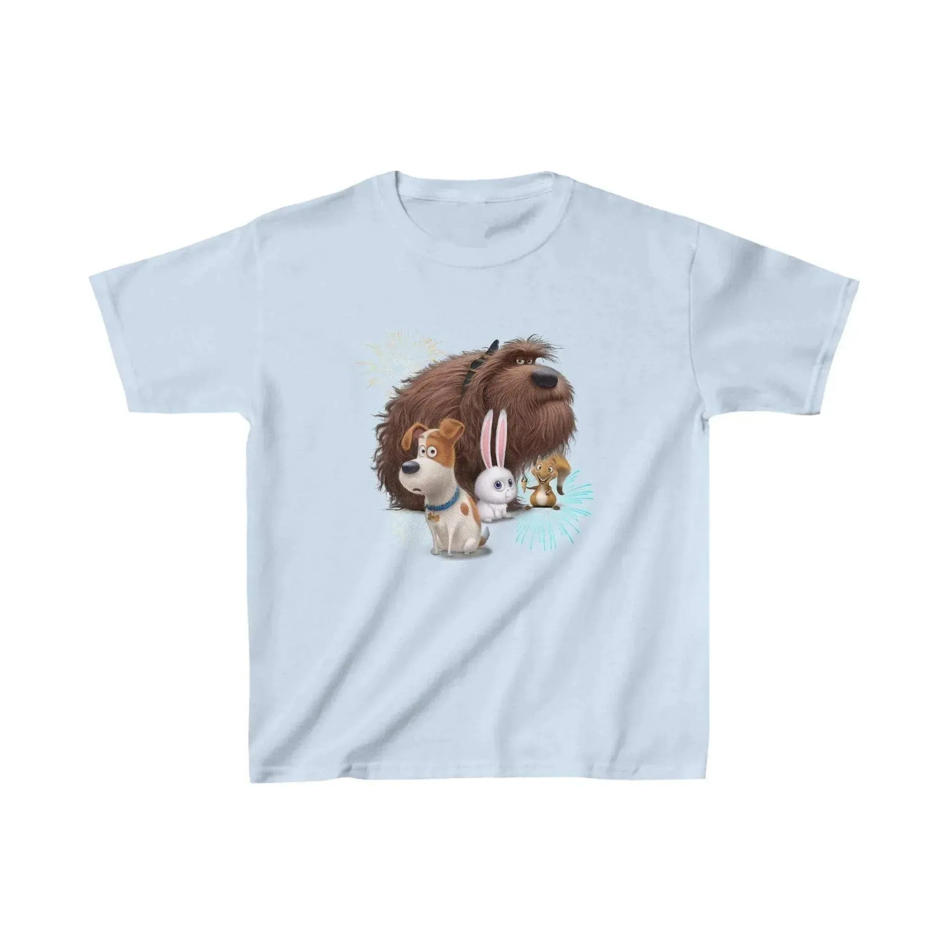 Cute Pets Cartoon Kids Heavy Cotton™ Tee - Vkamian