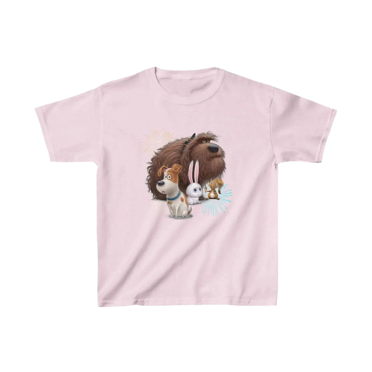 Cute Pets Cartoon Kids Heavy Cotton™ Tee - Vkamian