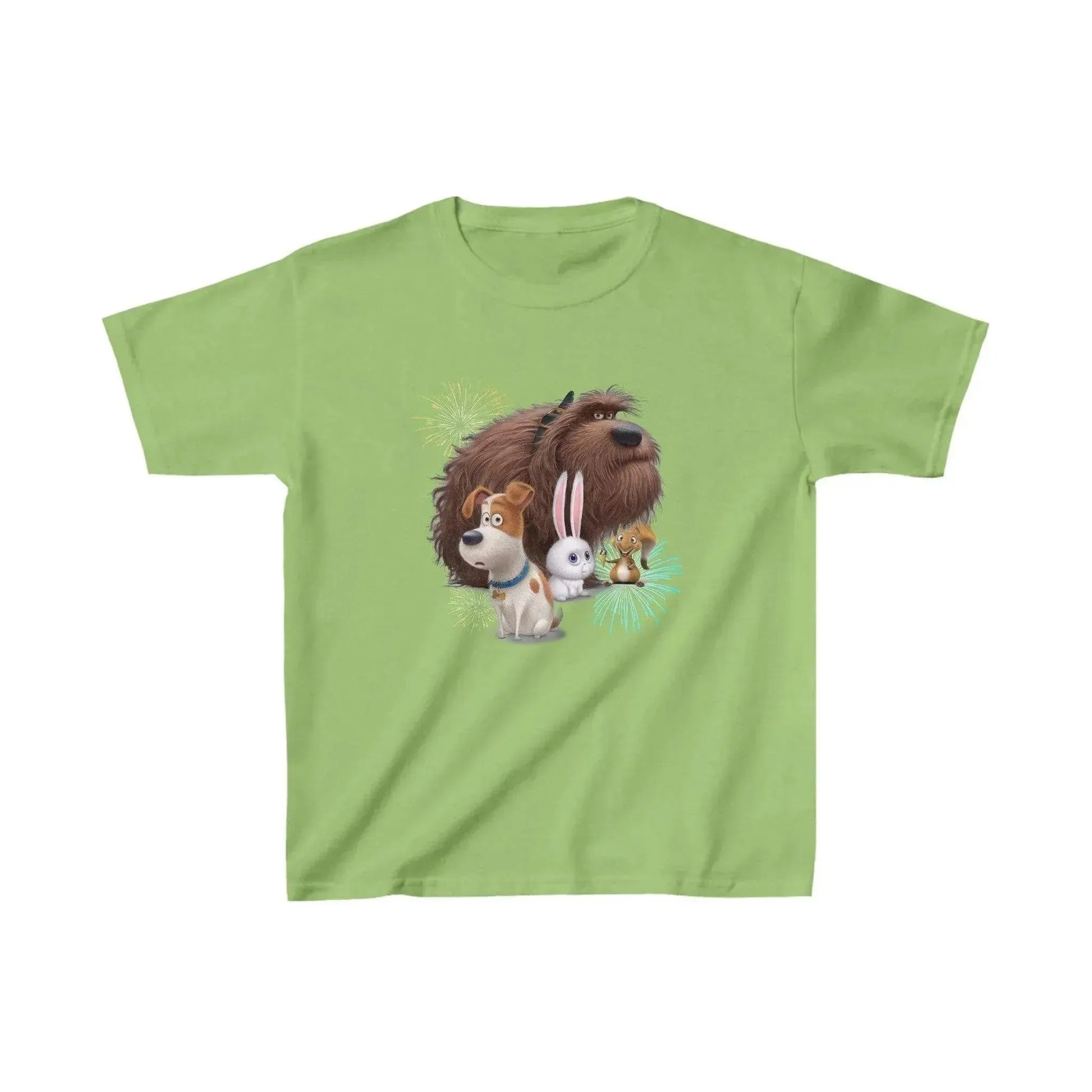 Cute Pets Cartoon Kids Heavy Cotton™ Tee - Vkamian