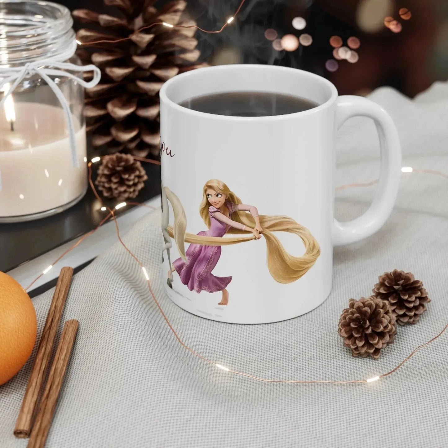 Disney Prince And Princess Ceramic Mug - Vkamian