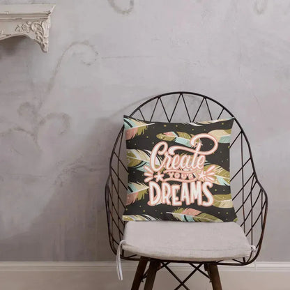 Follow Your Dreams Spun Polyester Square Pillow - Vkamian