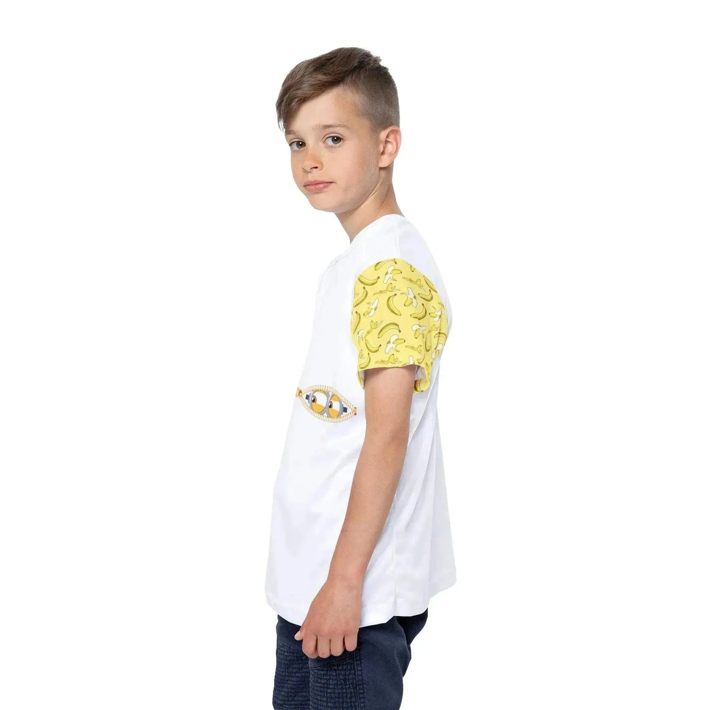 Funny Banana Minion Kids Sports Jersey - Vkamian