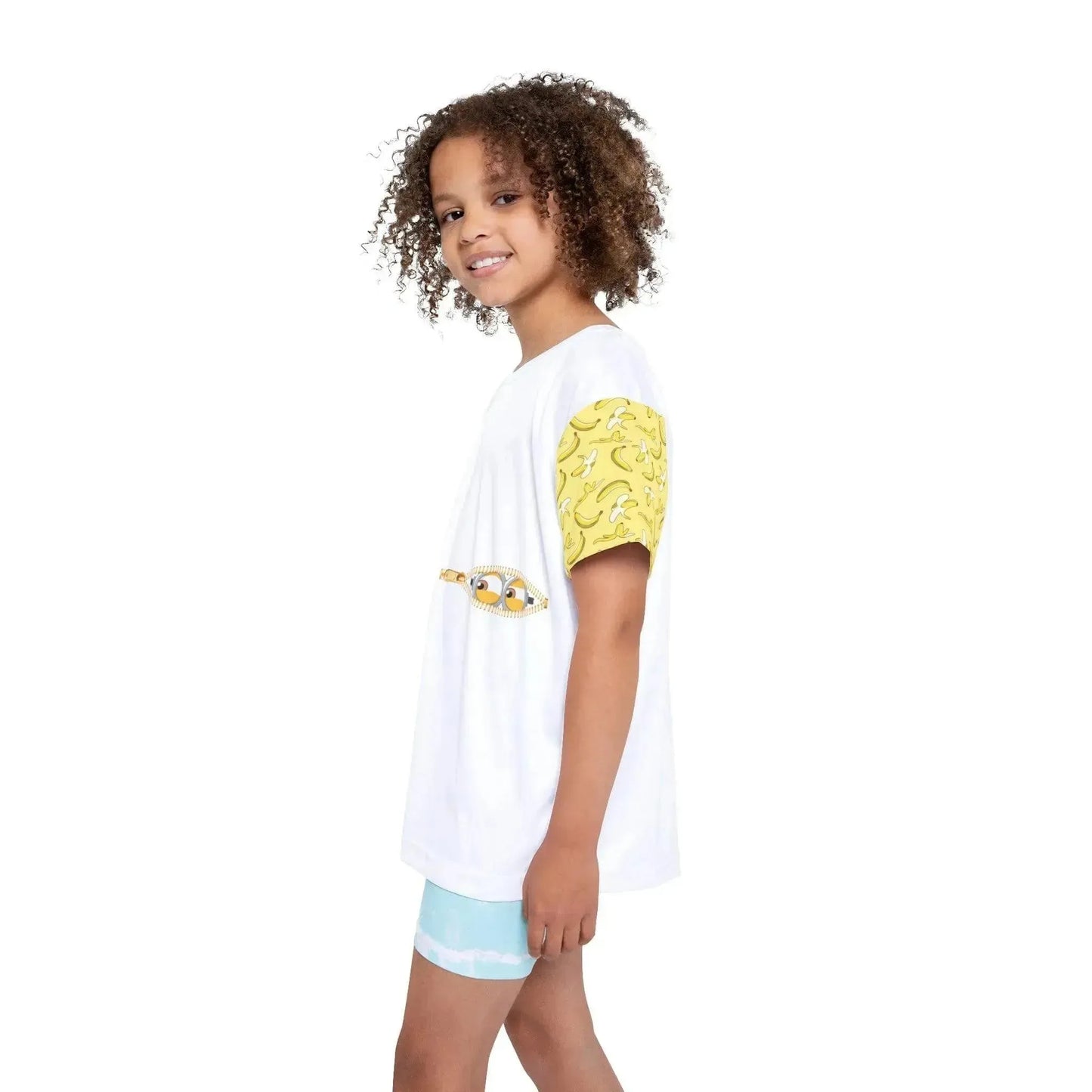 Funny Banana Minion Kids Sports Jersey - Vkamian