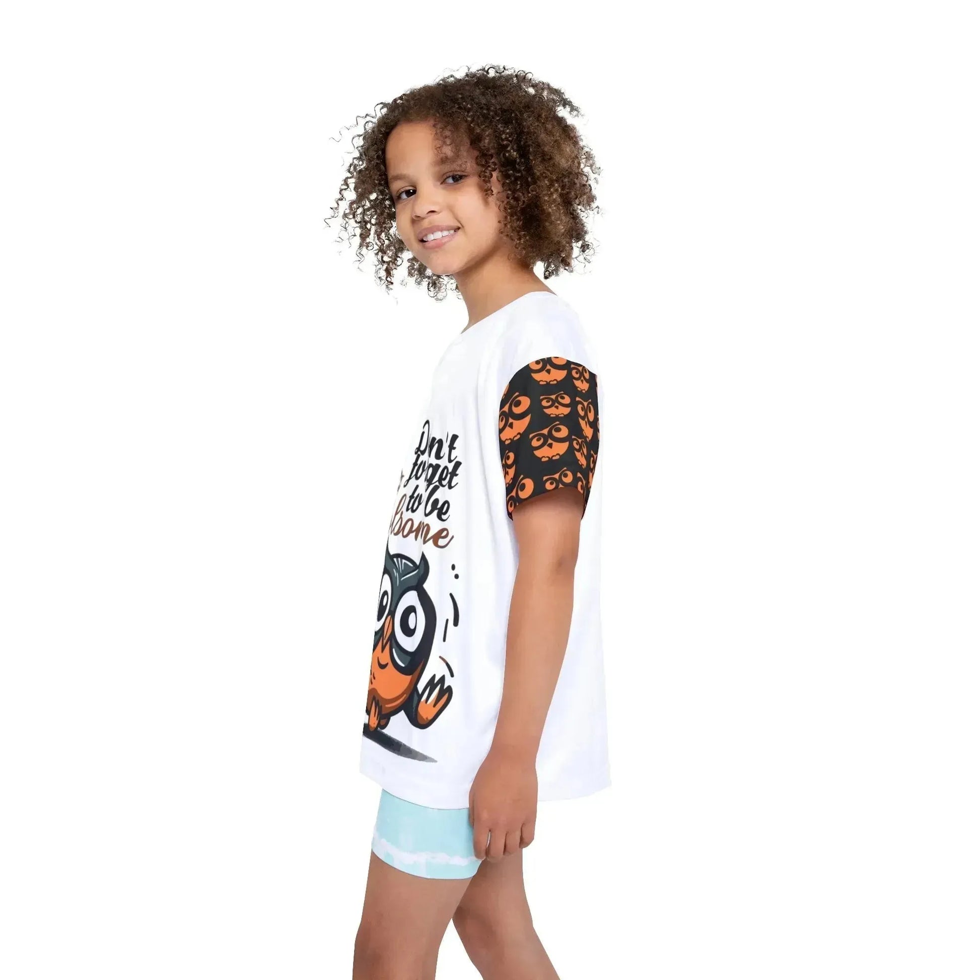 Funny Be Owlsome Kids Sports Jersey (AOP) - Vkamian