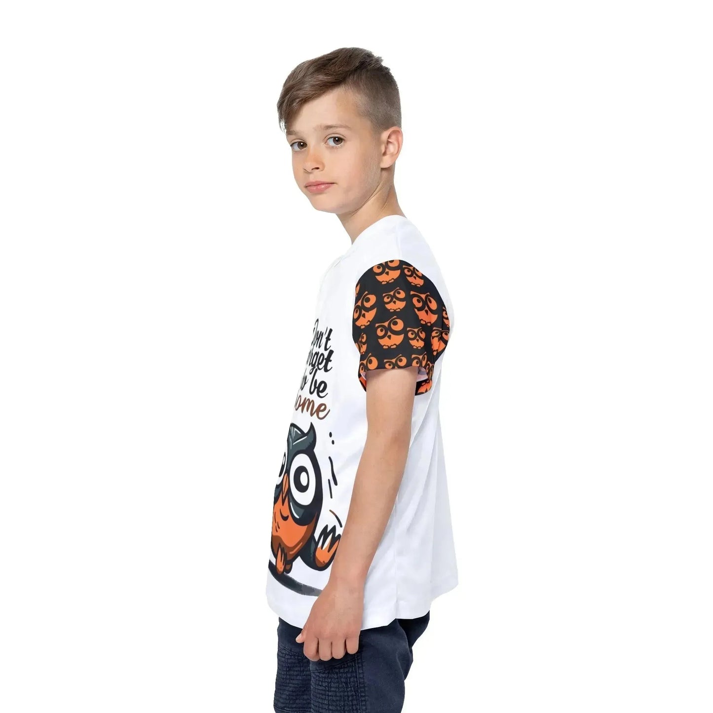 Funny Be Owlsome Kids Sports Jersey (AOP) - Vkamian