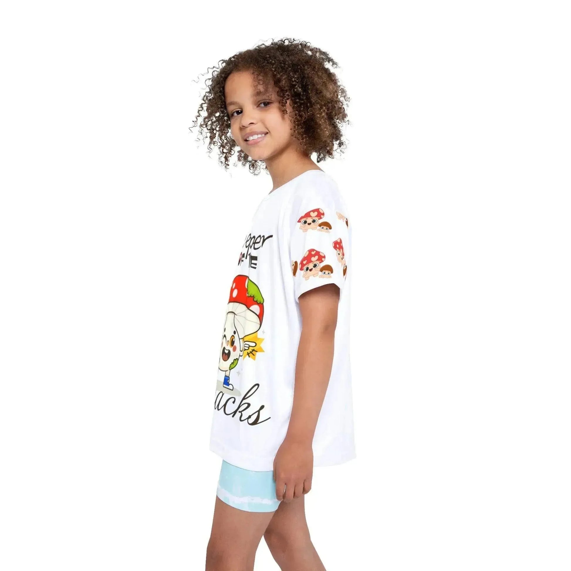 Funny Mushroom Snack Kids Sports Jersey (AOP) - Vkamian