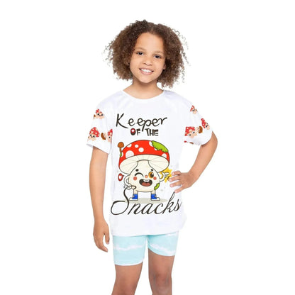 Funny Mushroom Snack Kids Sports Jersey (AOP) - Vkamian