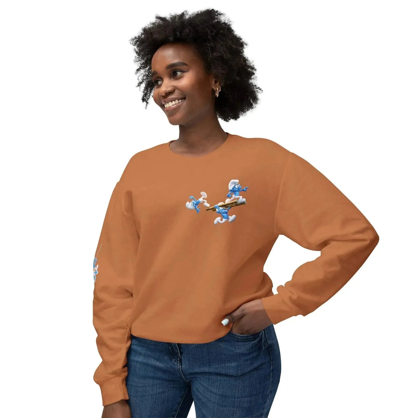 Funny Smurf Sweatshirt For Men And Women - Vkamian