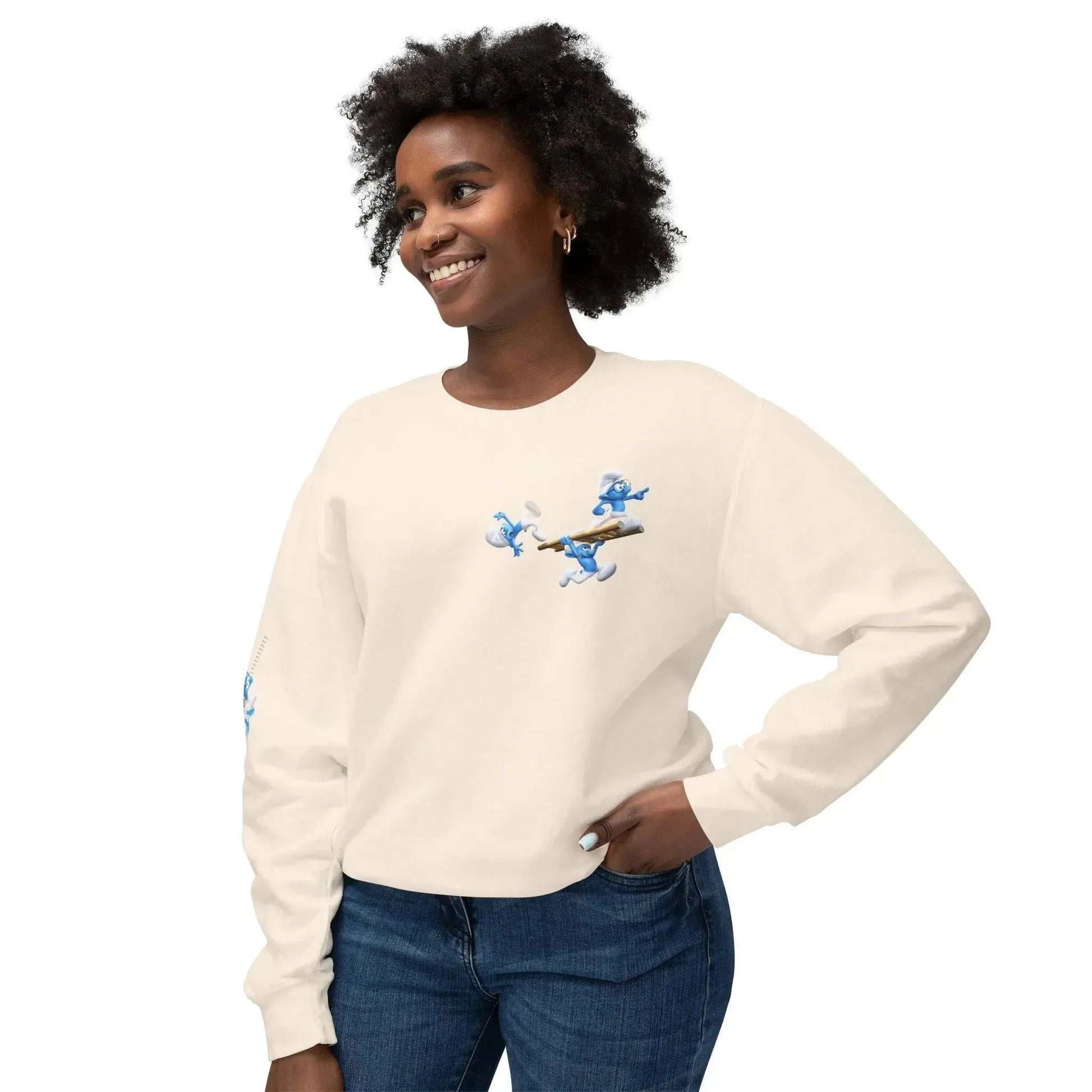 Funny Smurf Sweatshirt For Men And Women - Vkamian