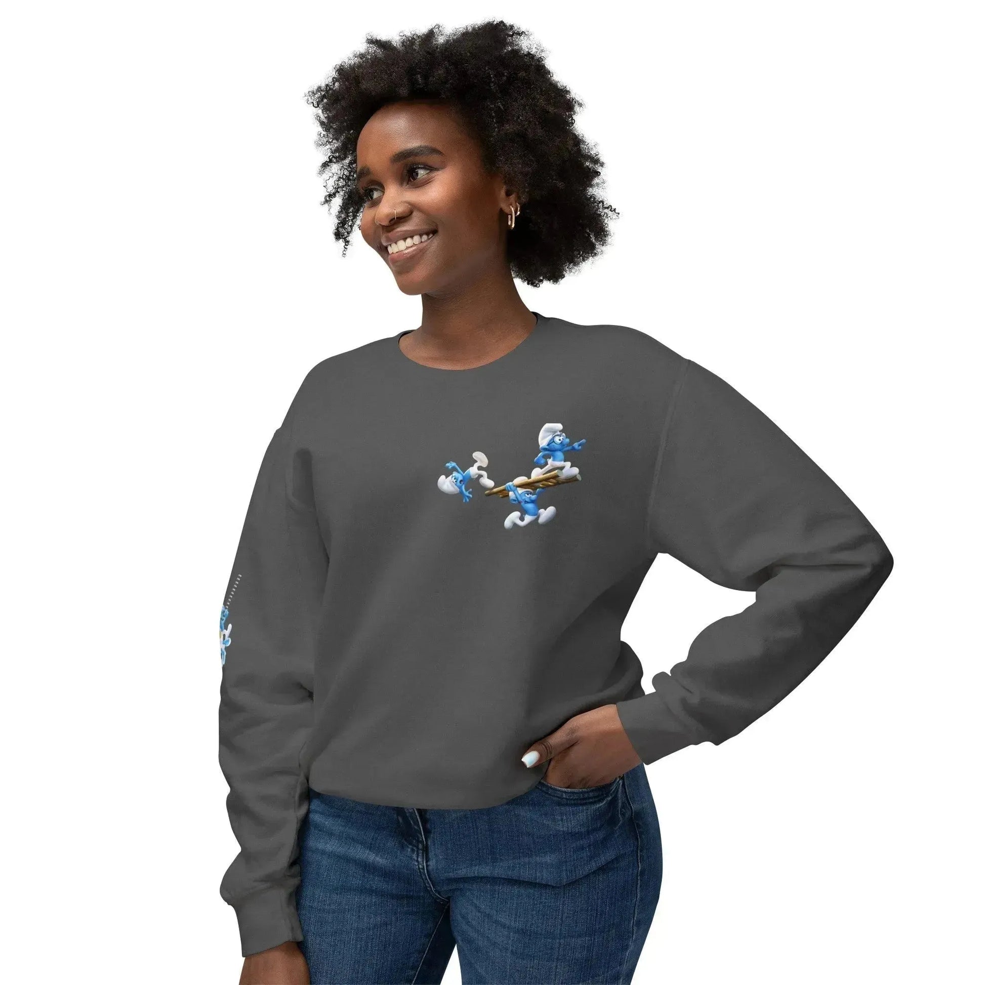 Funny Smurf Sweatshirt For Men And Women - Vkamian