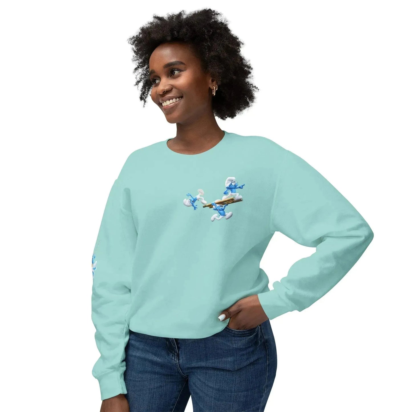 Funny Smurf Sweatshirt For Men And Women - Vkamian