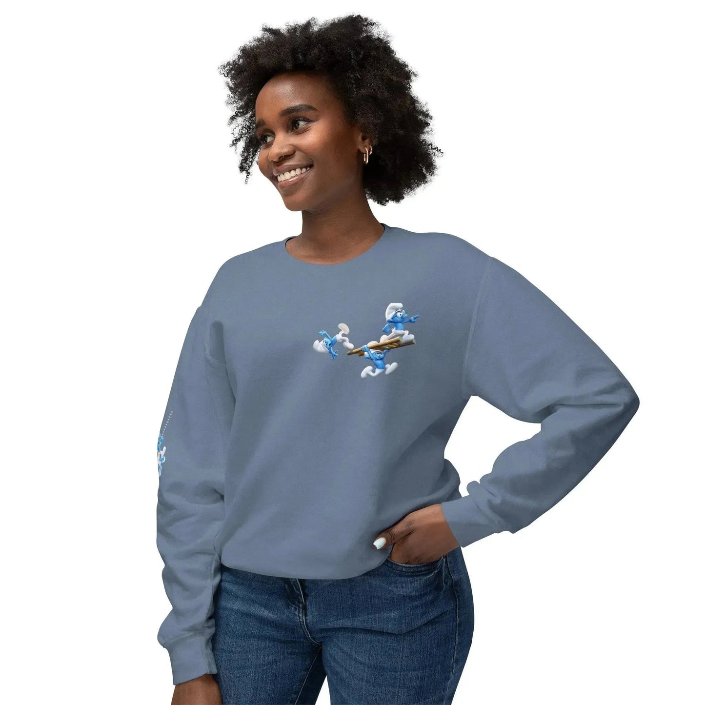 Funny Smurf Sweatshirt For Men And Women - Vkamian