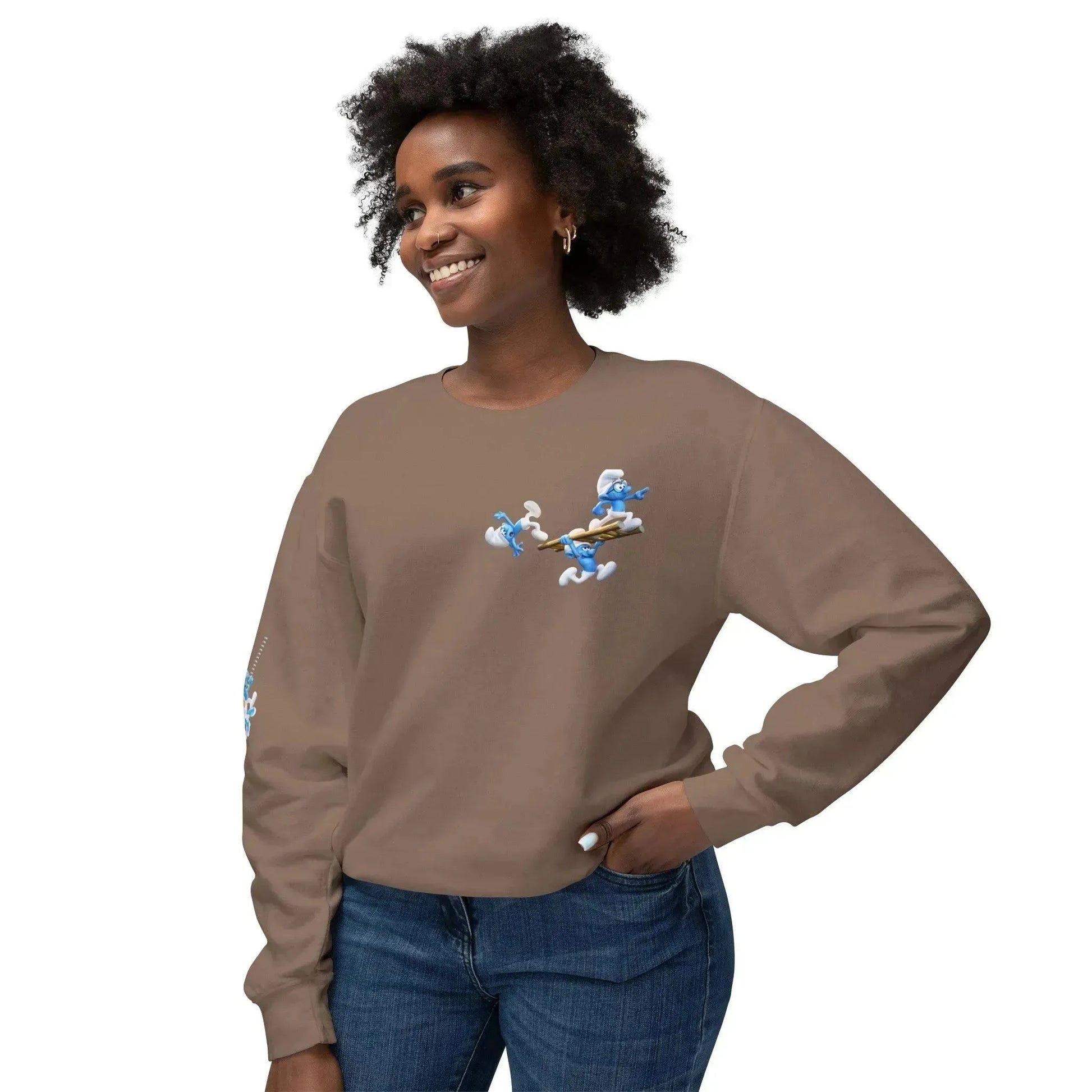 Funny Smurf Sweatshirt For Men And Women - Vkamian