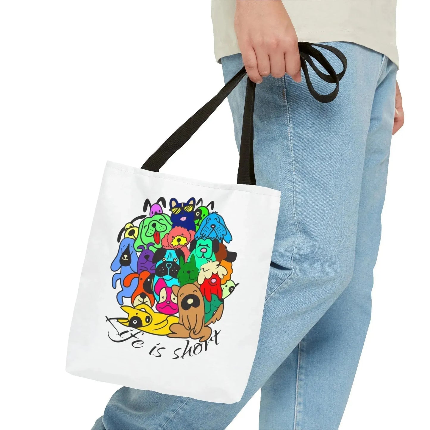 Funny Spoil Your Dogs Tote Bag (AOP) - Vkamian