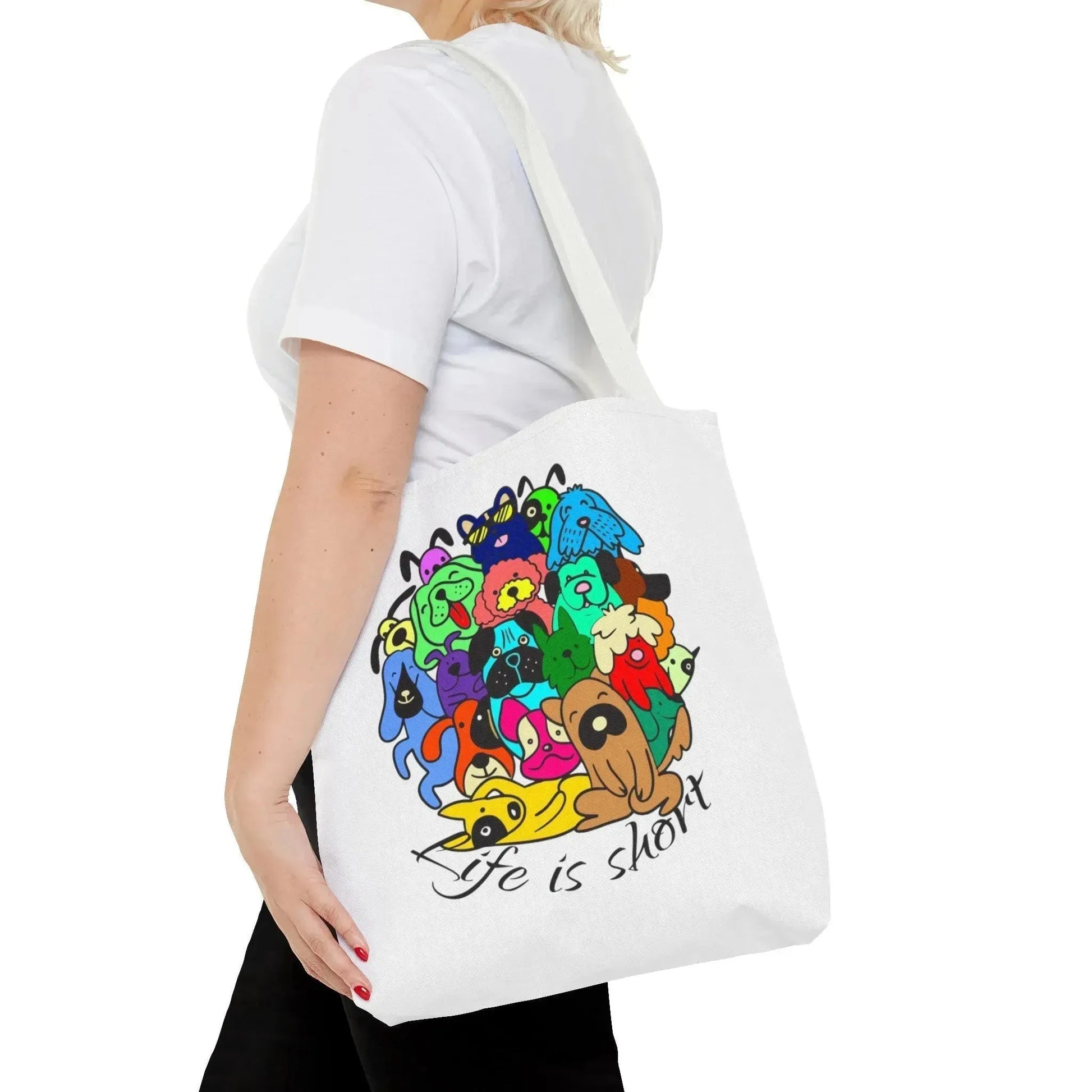 Funny Spoil Your Dogs Tote Bag (AOP) - Vkamian