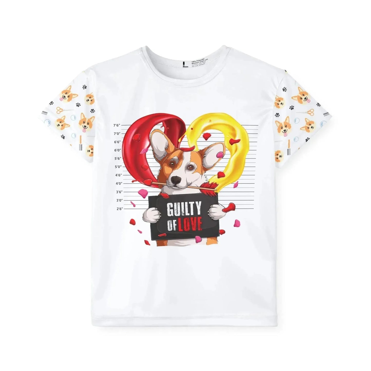 Guilty Of Love Corgi Kids Sports Jersey (AOP) - Vkamian