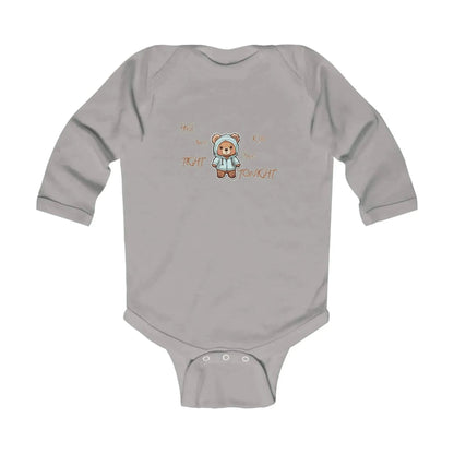 Hold Me Tight And Kiss Me Tonight Bear Infant Long Sleeve Bodysuit - Vkamian