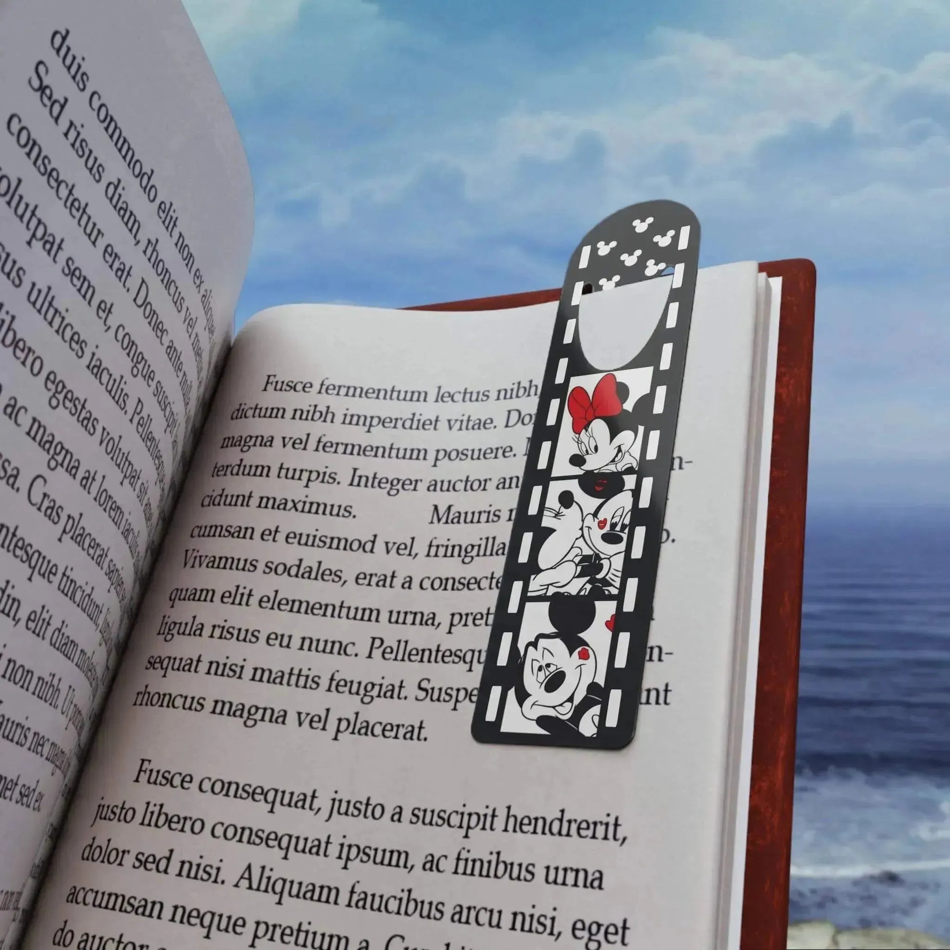 Kissing Mickey Mouse Aluminum Bookmark - Vkamian