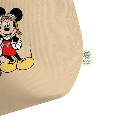 Mickey Minnie Travel Together Large Organic Tote Bag - Vkamian