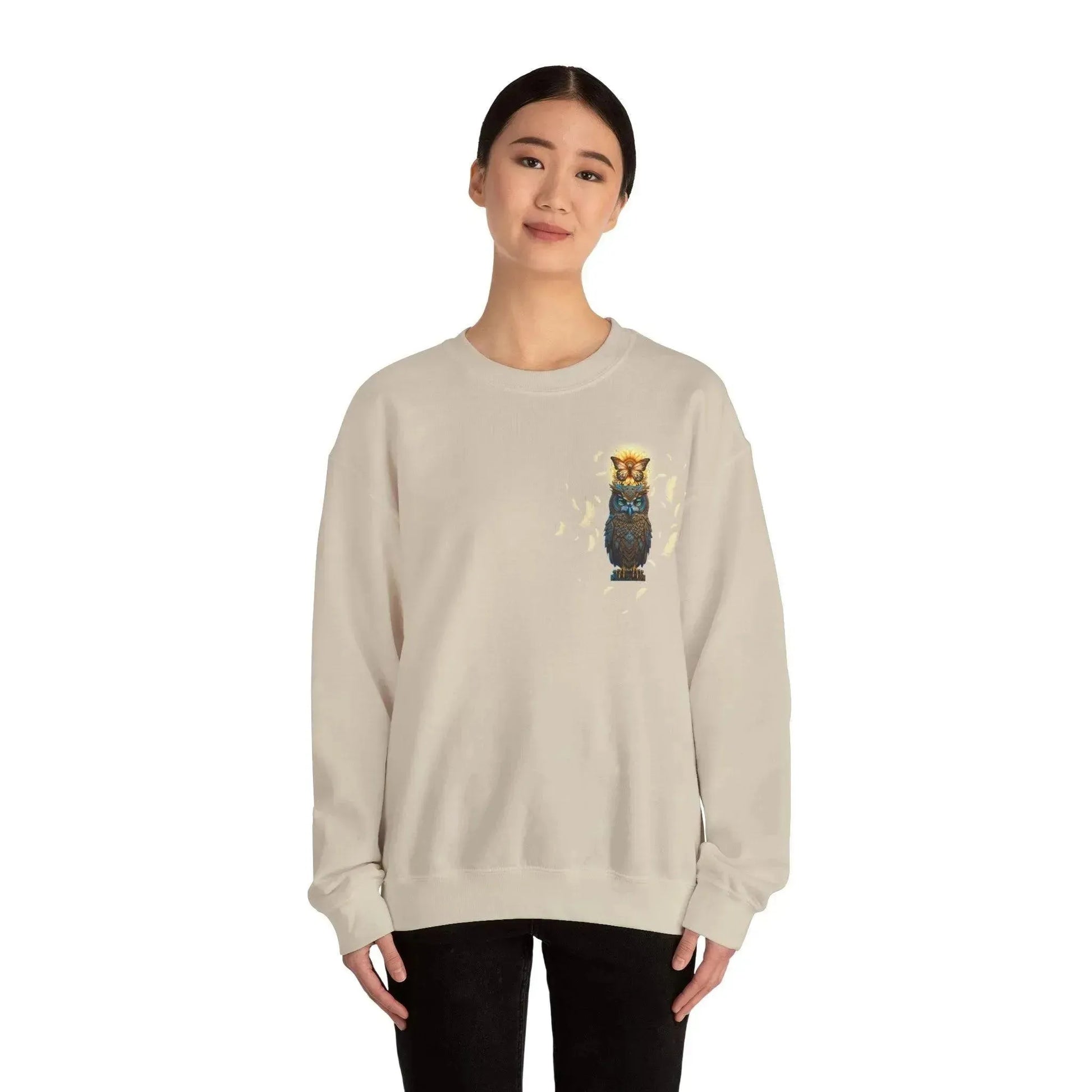 Luxury Owl Butterfly Unisex Sweatshirt - Vkamian