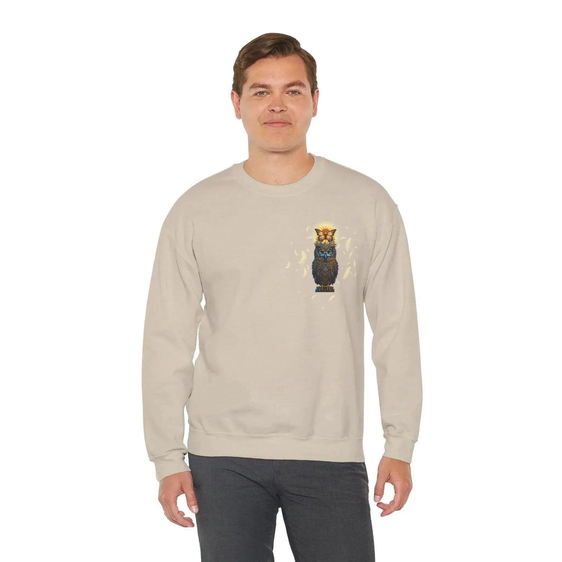 Luxury Owl Butterfly Unisex Sweatshirt - Vkamian