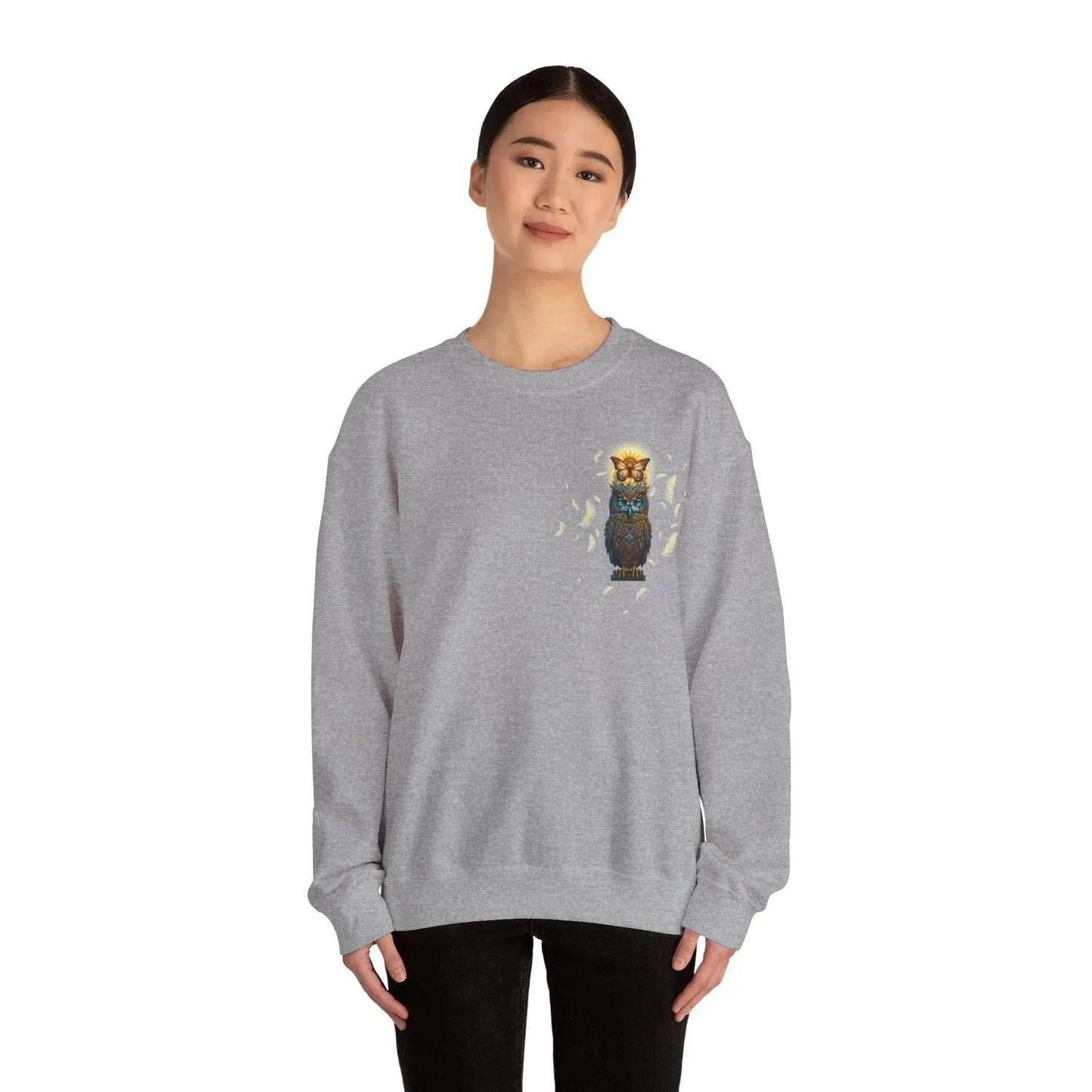 Luxury Owl Butterfly Unisex Sweatshirt - Vkamian