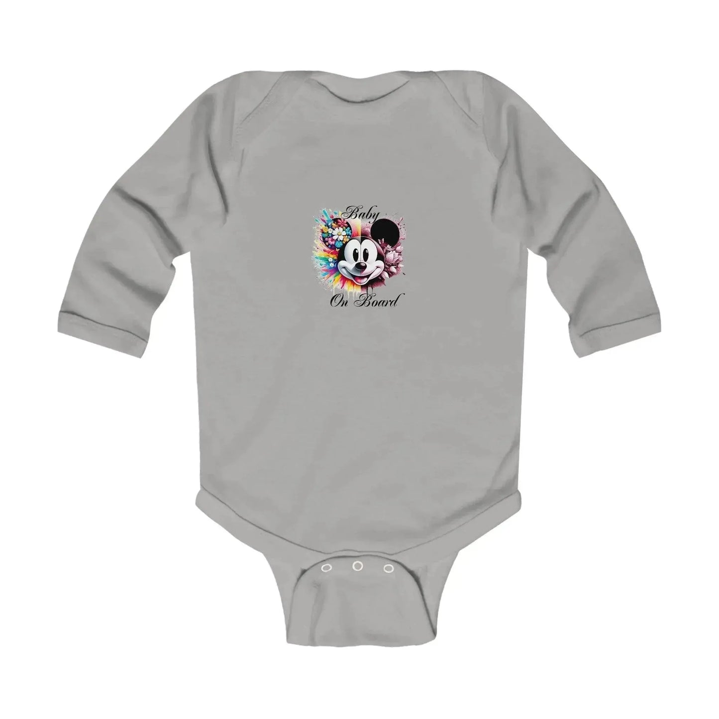 Mickey Mouse Infant Long Sleeve Bodysuit - Vkamian