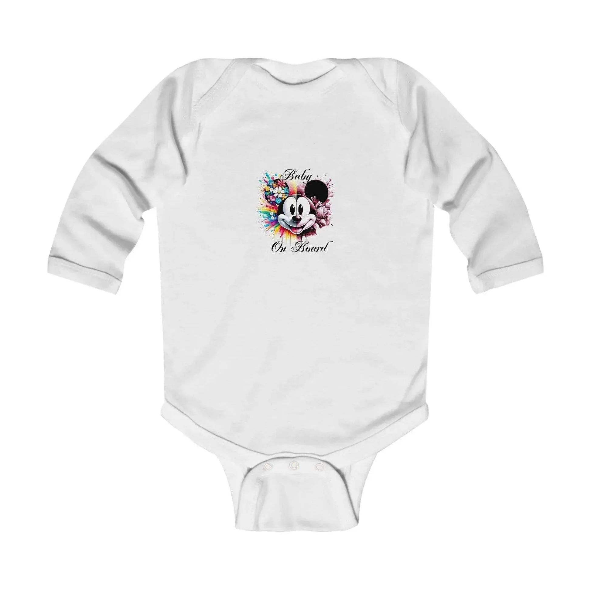 Mickey Mouse Infant Long Sleeve Bodysuit - Vkamian