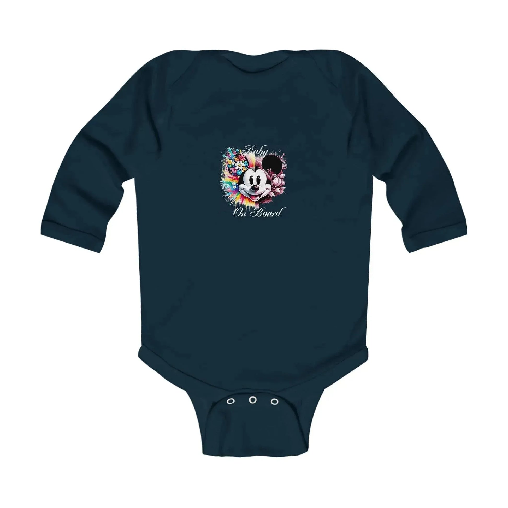 Mickey Mouse Infant Long Sleeve Bodysuit - Vkamian