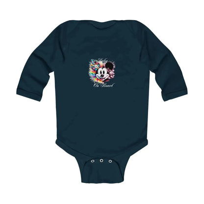 Mickey Mouse Infant Long Sleeve Bodysuit - Vkamian