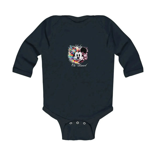 Mickey Mouse Infant Long Sleeve Bodysuit - Vkamian