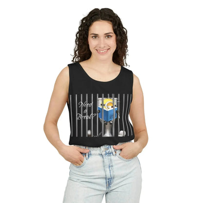 Minion In The Jail Unisex Garment-Dyed Tank Top - Vkamian