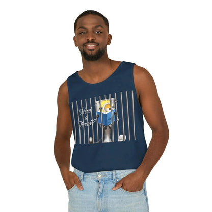 Minion In The Jail Unisex Garment-Dyed Tank Top - Vkamian