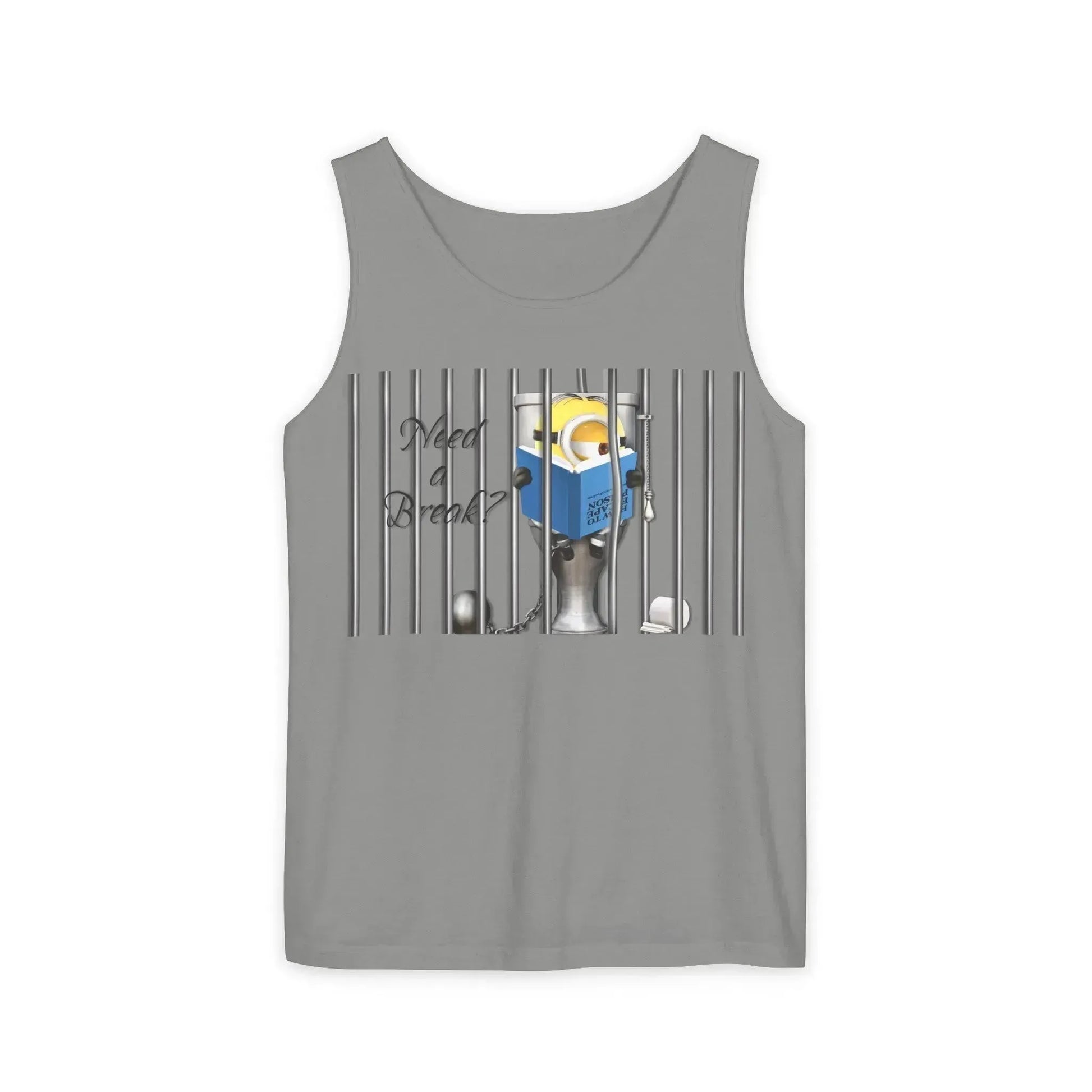 Minion In The Jail Unisex Garment-Dyed Tank Top - Vkamian